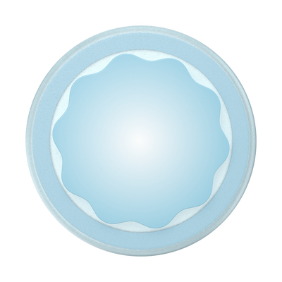 Secondary image for hover Molded Flower Blue Sigh — MagSafe PopGrip